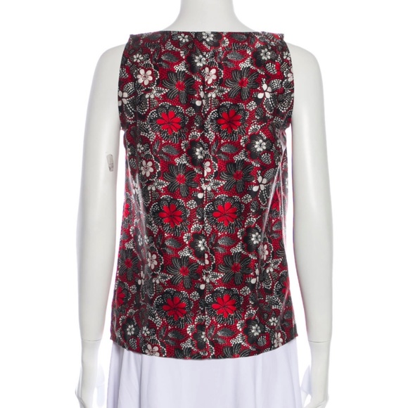 St. John Silk Floral Print Top / Size: PS - Picture 3 of 6